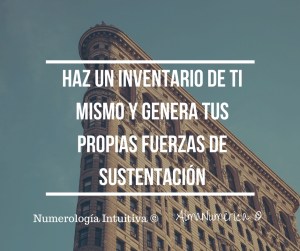 haz un inventario de ti mismo